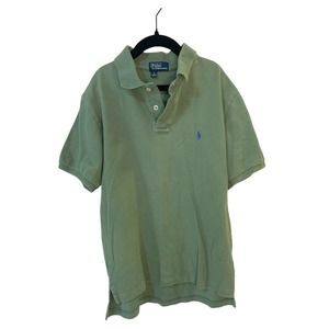 Polo by Ralph Lauren Boys Green Cotton Short Sleeve Polo Shirt Size Small 8/10